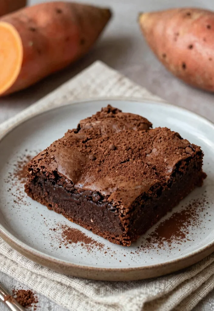 10 Dairy Free Dessert Recipes with Creamy Flavor - 9. Sweet Potato Brownies