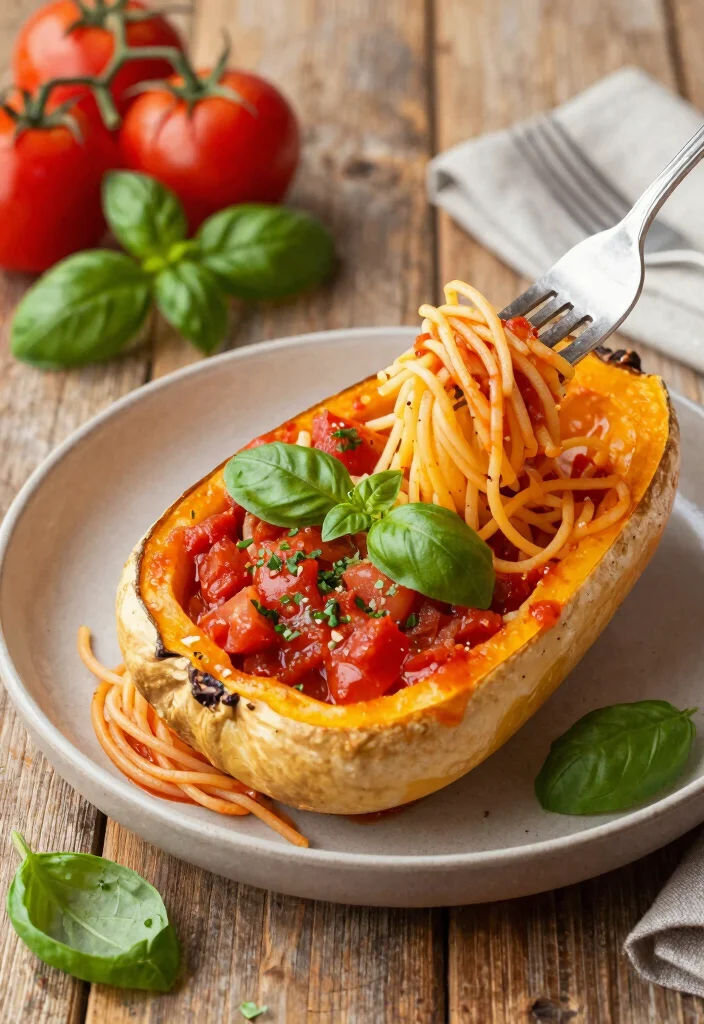 10 Dairy Free Keto Recipes for Simple Clean Eating - 6. Spaghetti Squash with Tomato Basil Sauce