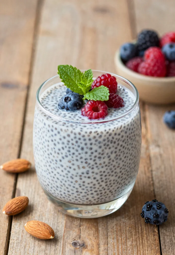 10 Dairy Free Keto Recipes for Simple Clean Eating - 8. Chia Seed Pudding with Almond Milk