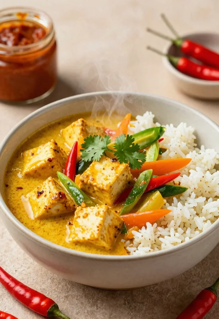 10 Dairy Free Keto Recipes for Simple Clean Eating - 9. Thai Coconut Curry with Tofu
