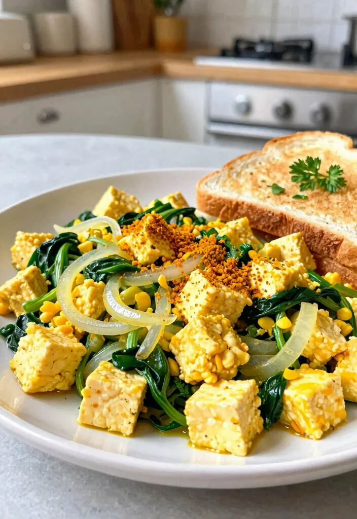 10 Dairy Free Vegan Recipes for Clean Simple Eating - 7. Tofu Scramble