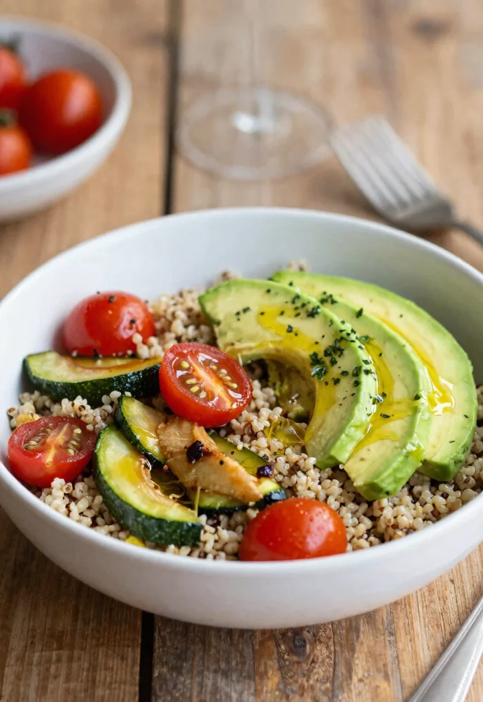 10 Dairy Free Vegan Recipes for Clean Simple Eating - 9. Savory Quinoa Bowl
