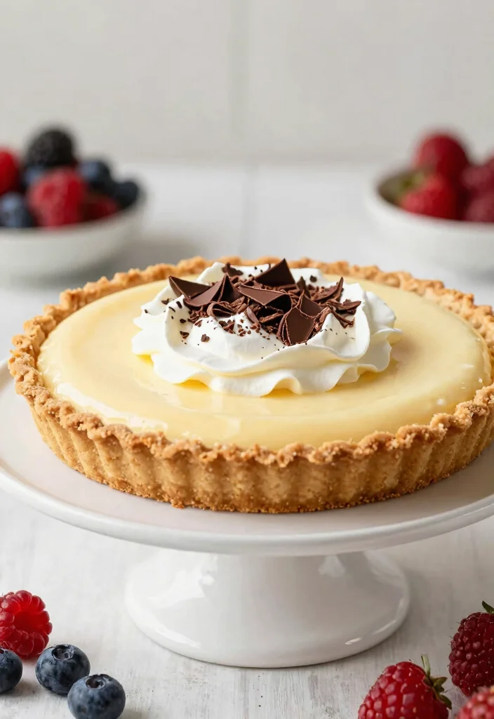 10 Easiest Dessert Recipes Anyone Can Make Fast - 5. No-Bake Vanilla Pudding Pie