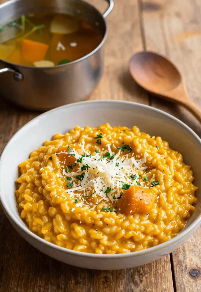 10 Healthy Pumpkin Recipes for Lighter Comfort Meals - 10. Pumpkin Risotto
