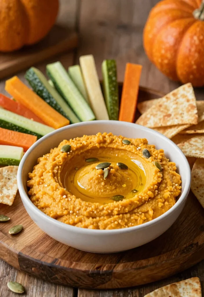10 Healthy Pumpkin Recipes for Lighter Comfort Meals - 7. Pumpkin Hummus