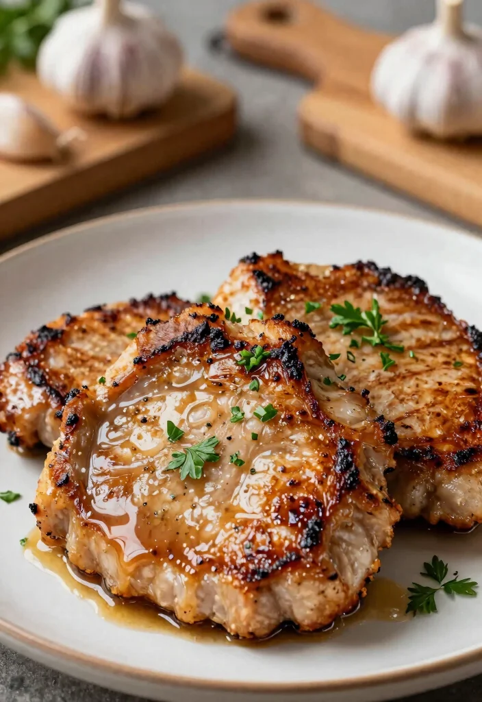 10 Keto Pork Chop Recipes for Juicy Easy Meals - 1. Garlic Butter Pork Chops