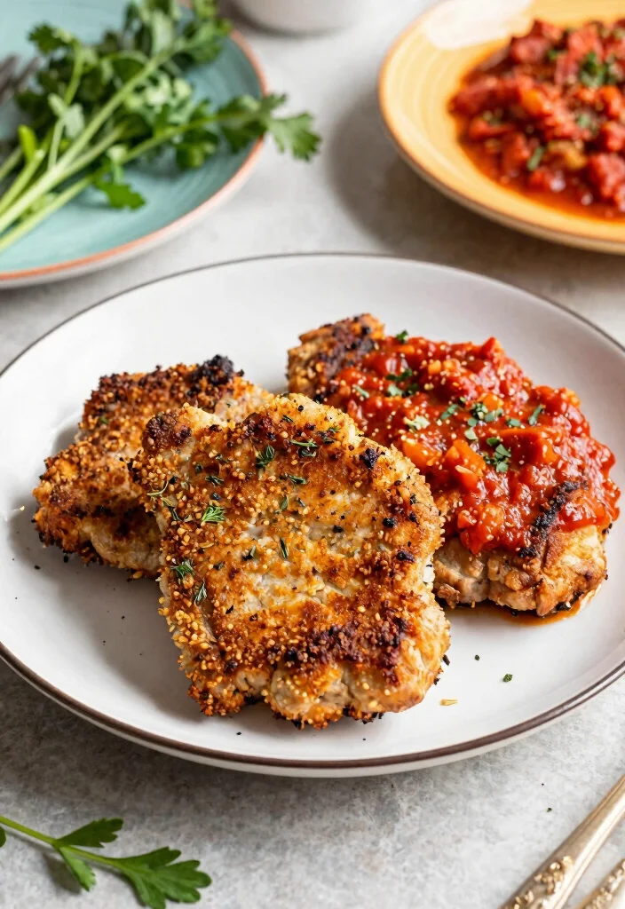 10 Keto Pork Chop Recipes for Juicy Easy Meals - 9. Italian Herb Crusted Pork Chops