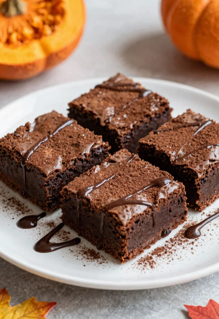 10 Keto Pumpkin Recipes for Warm Low Carb Comfort - 10. Keto Pumpkin Brownies