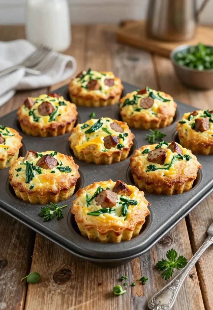 10 Keto Sausage Recipes for Quick Savory Meals - 9. Keto Sausage & Egg Muffins