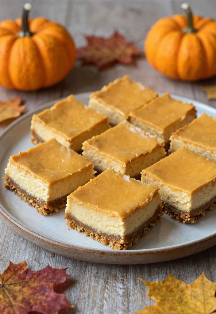 10 Pumpkin Dessert Recipes Perfect for Cozy Nights - 9. Pumpkin Cheesecake Bars
