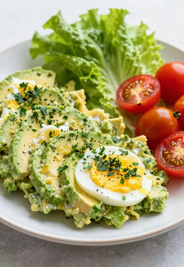 10 Simple Keto Recipes for Easy Low Carb Meals - 6. Avocado Egg Salad