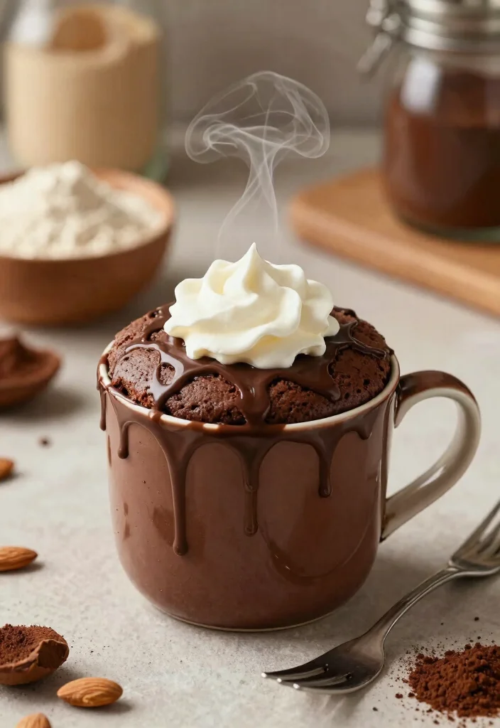 10 Simple Keto Recipes for Easy Low Carb Meals - 9. Keto Chocolate Mug Cake