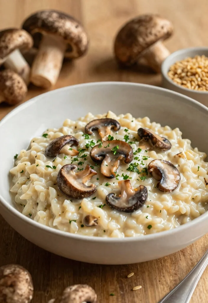 10 Vegan Slow Cooker Recipes for Hands Off Meals 56 10 Vegan Slow Cooker Recipes for Hands Off Meals - 6. Creamy Vegan Mushroom Risotto