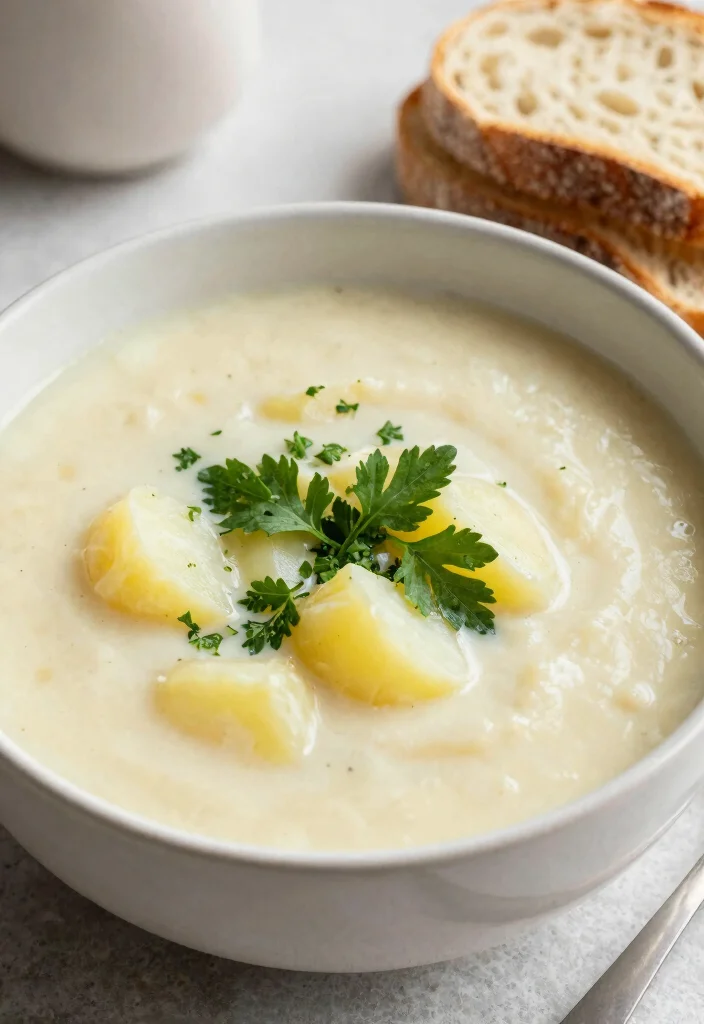 10 Vegan Slow Cooker Recipes for Hands Off Meals 89 10 Vegan Slow Cooker Recipes for Hands Off Meals - 9. Creamy Vegan Potato Soup