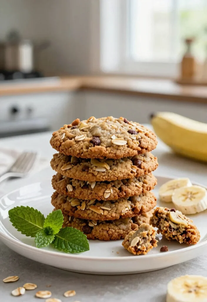 10 Vegetarian Dessert Recipes Simple and Satisfying - 3. Banana Oatmeal Cookies