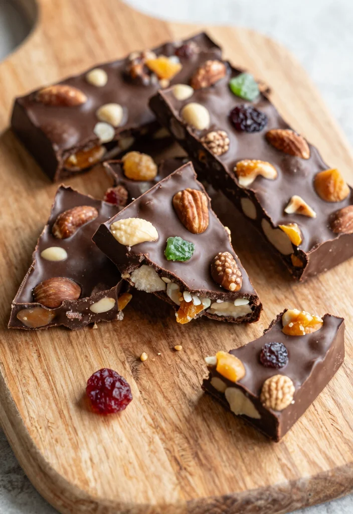 10 Vegetarian Dessert Recipes Simple and Satisfying - 7. Vegan Chocolate Bark