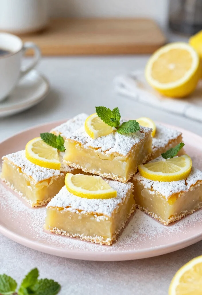 10 Vegetarian Dessert Recipes Simple and Satisfying - 8. Vegan Lemon Bars