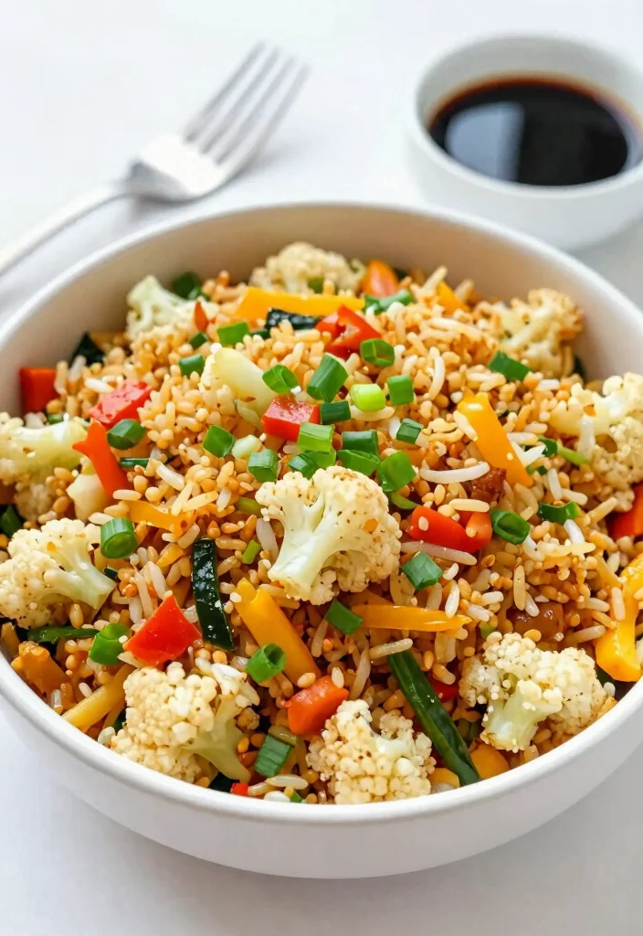 12 Clean Dinner Recipes for Fresh Everyday Eating - 11. Asian-Inspired Cauliflower Fried Rice