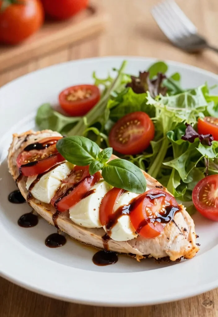 12 Clean Dinner Recipes for Fresh Everyday Eating - 7. Caprese Stuffed Chicken