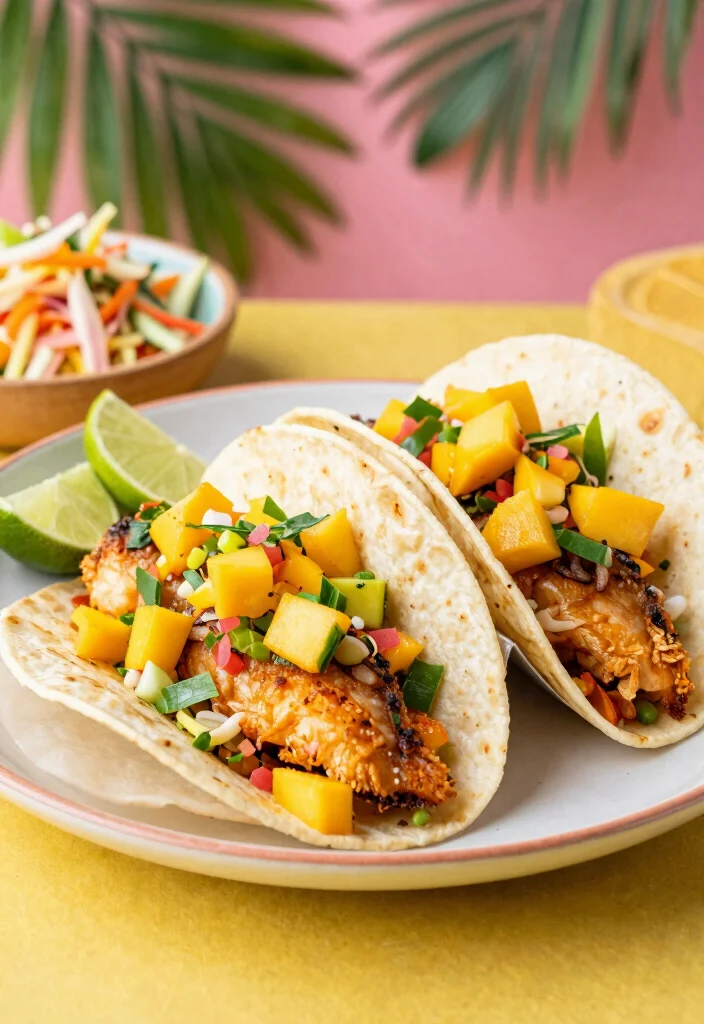 12 Crockpot Dinner Recipes for Stress Free Cooking - 11. Fish Tacos with Mango Salsa