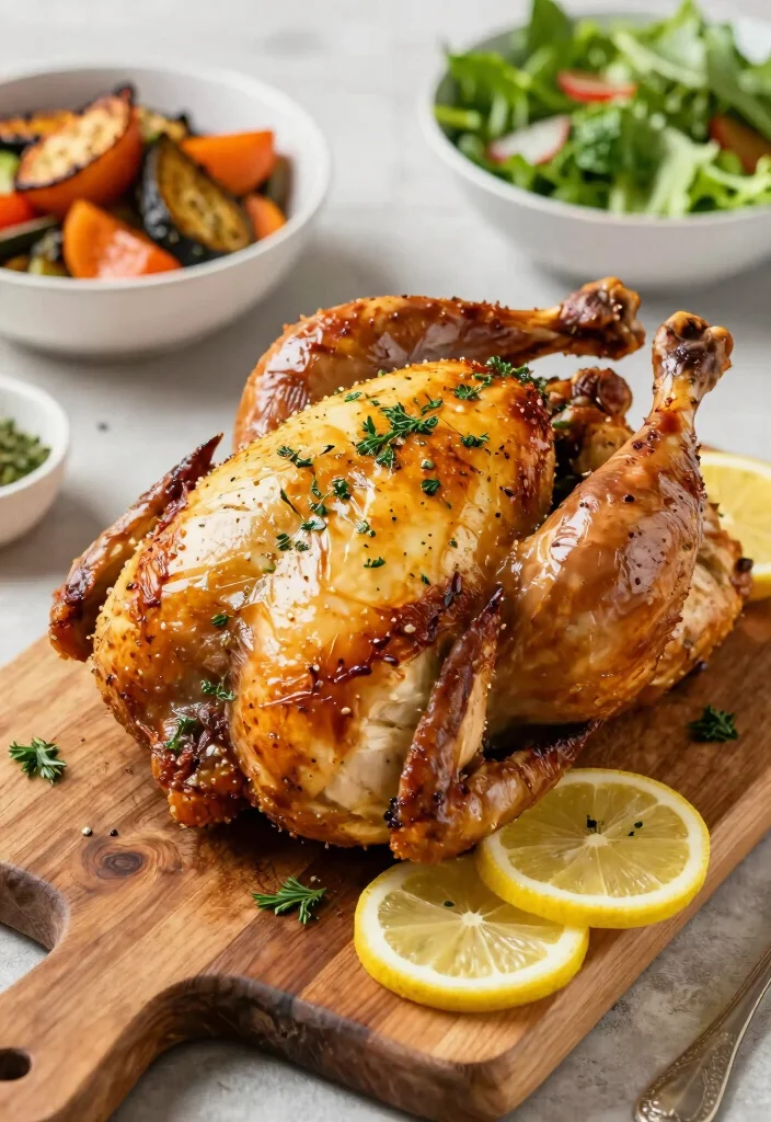 12 Crockpot Dinner Recipes for Stress Free Cooking - 6. Lemon Herb Roasted Chicken