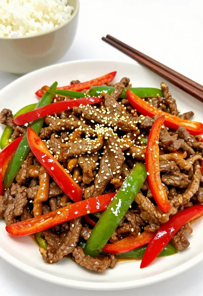 12 Easy Dinner Food Recipes for Quick Weeknight Meals - 2. Quick Beef Stir-Fry with Bell Peppers