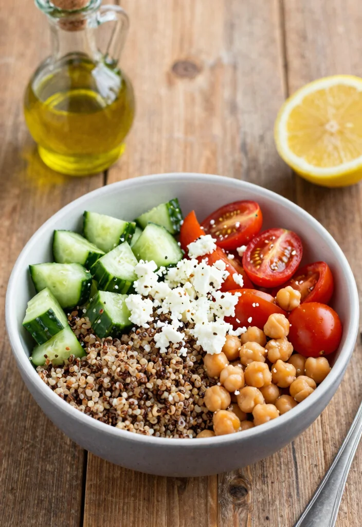 12 Easy Dinner Food Recipes for Quick Weeknight Meals - 3. One-Pan Mediterranean Quinoa Bowl