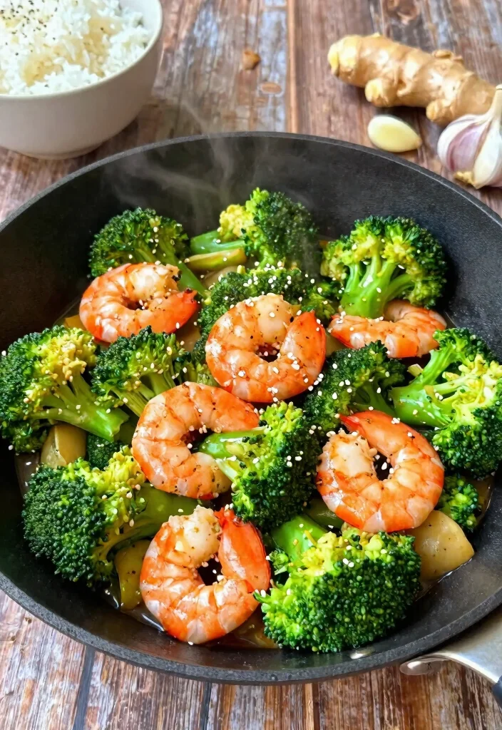 12 Easy Dinner Food Recipes for Quick Weeknight Meals - 4. Easy Shrimp and Broccoli Stir-Fry