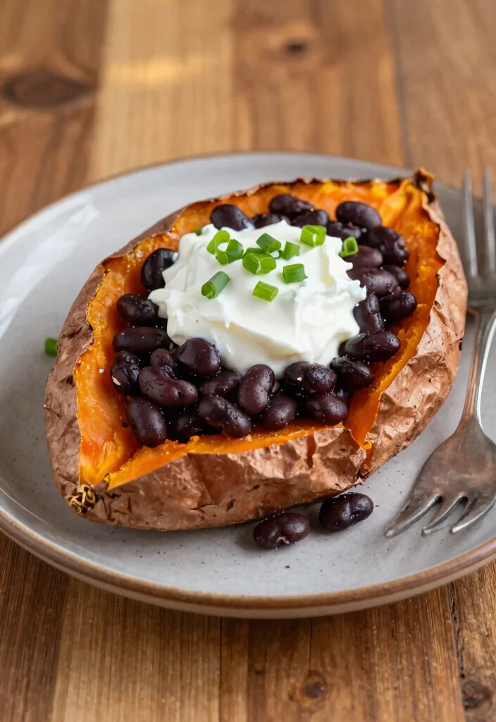12 Easy Dinner Recipes for Busy Weeknight Cooking - 10. Baked Sweet Potatoes with Black Beans