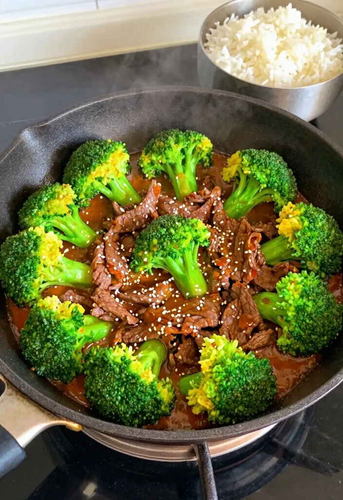 12 Easy Dinner Recipes for Busy Weeknight Cooking - 11. Easy Beef and Broccoli Skillet