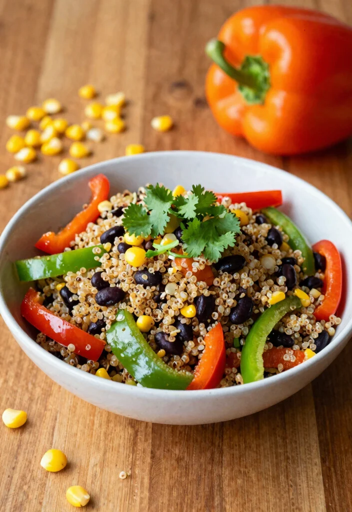 12 Easy Healthy Cooking Recipes for Busy Weeknights - 2. Quinoa and Black Bean Stir-Fry