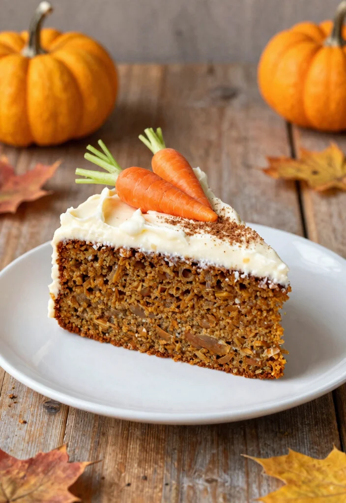 12 Fall Dessert Recipes Full of Warm Seasonal Flavor - 12. Spiced Carrot Cake