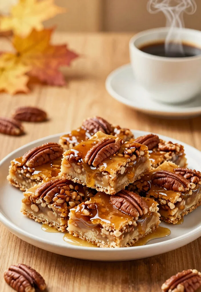 12 Fall Dessert Recipes Full of Warm Seasonal Flavor - 3. Maple Pecan Bars