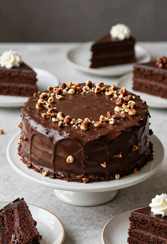 12 Fall Dessert Recipes Full of Warm Seasonal Flavor - 5. Chocolate Hazelnut Cake