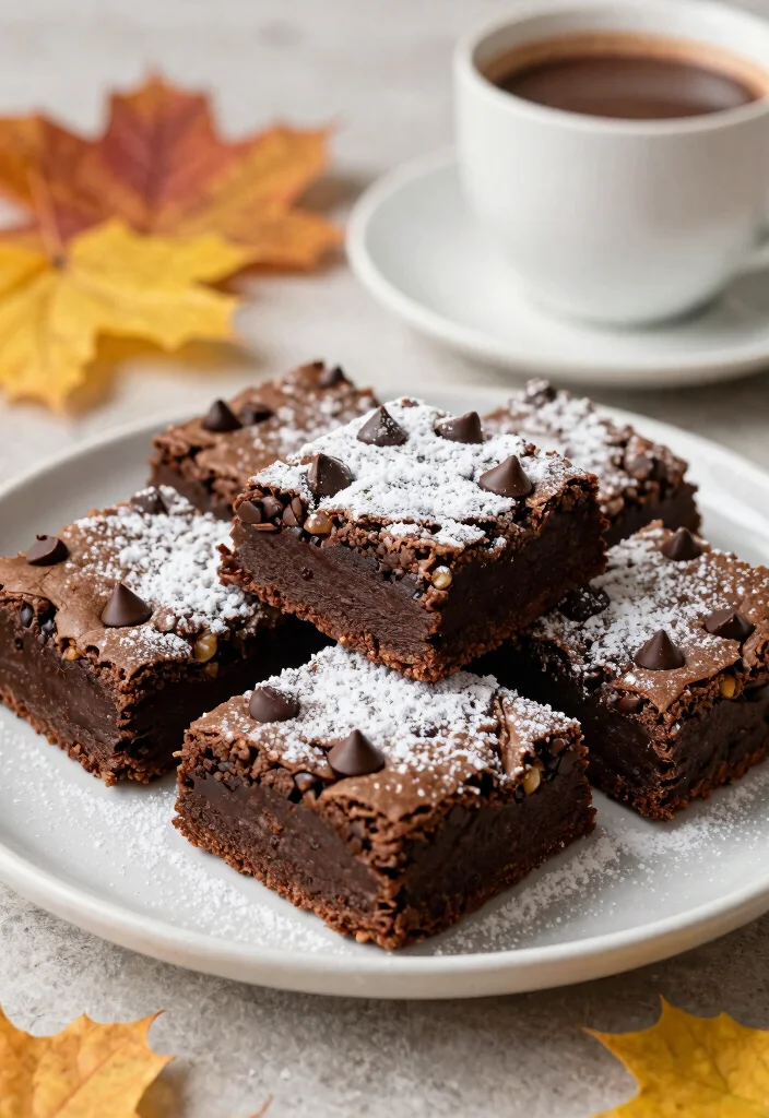 12 Fall Dessert Recipes Full of Warm Seasonal Flavor - 9. Chestnut Flour Brownies