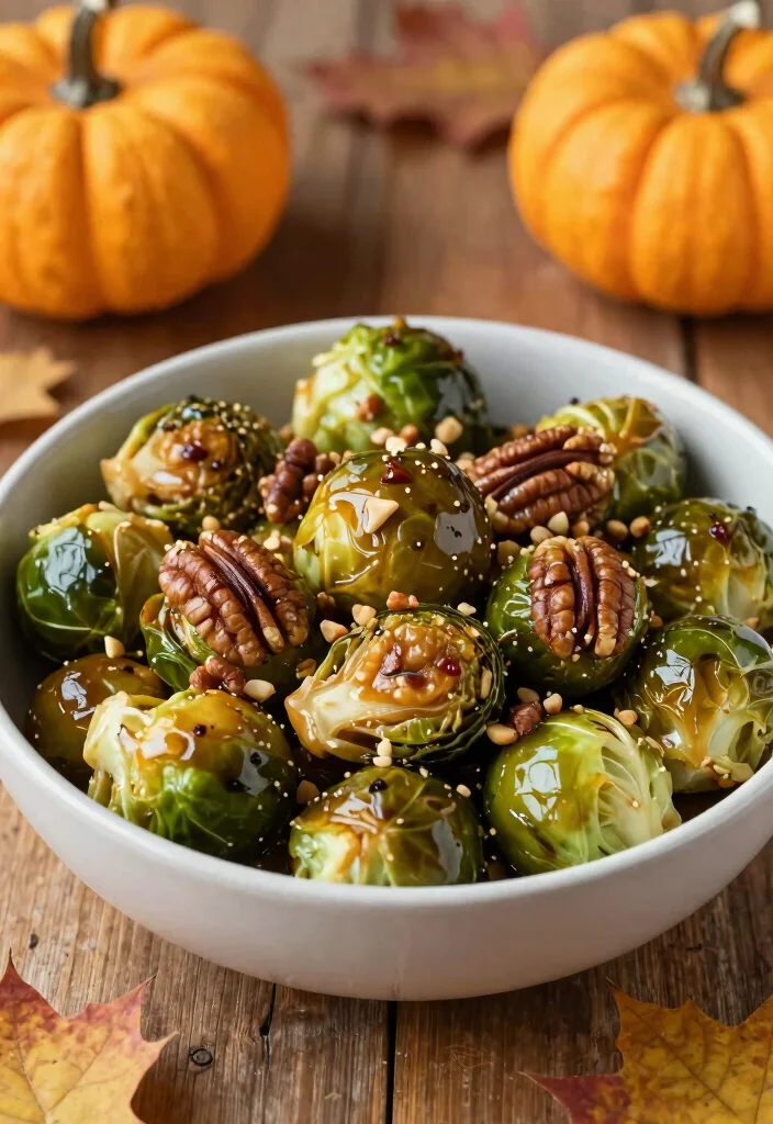 12 Fall Dinner Recipes for Cozy Seasonal Nights - 12. Maple-Glazed Brussels Sprouts