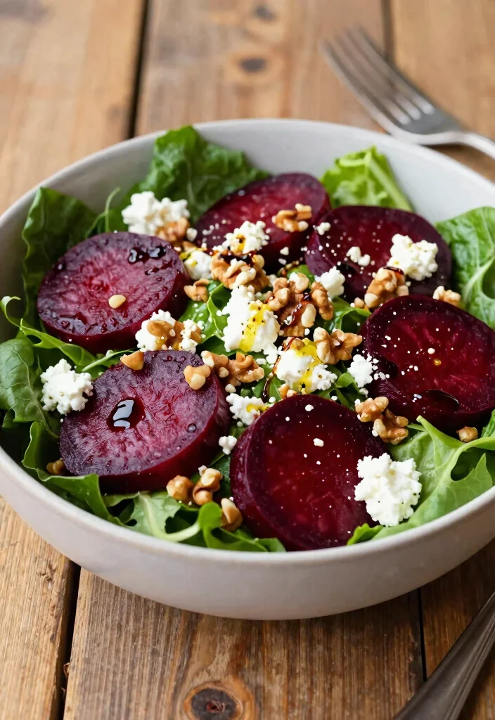 12 Fall Dinner Recipes for Cozy Seasonal Nights - 9. Roasted Beet and Goat Cheese Salad