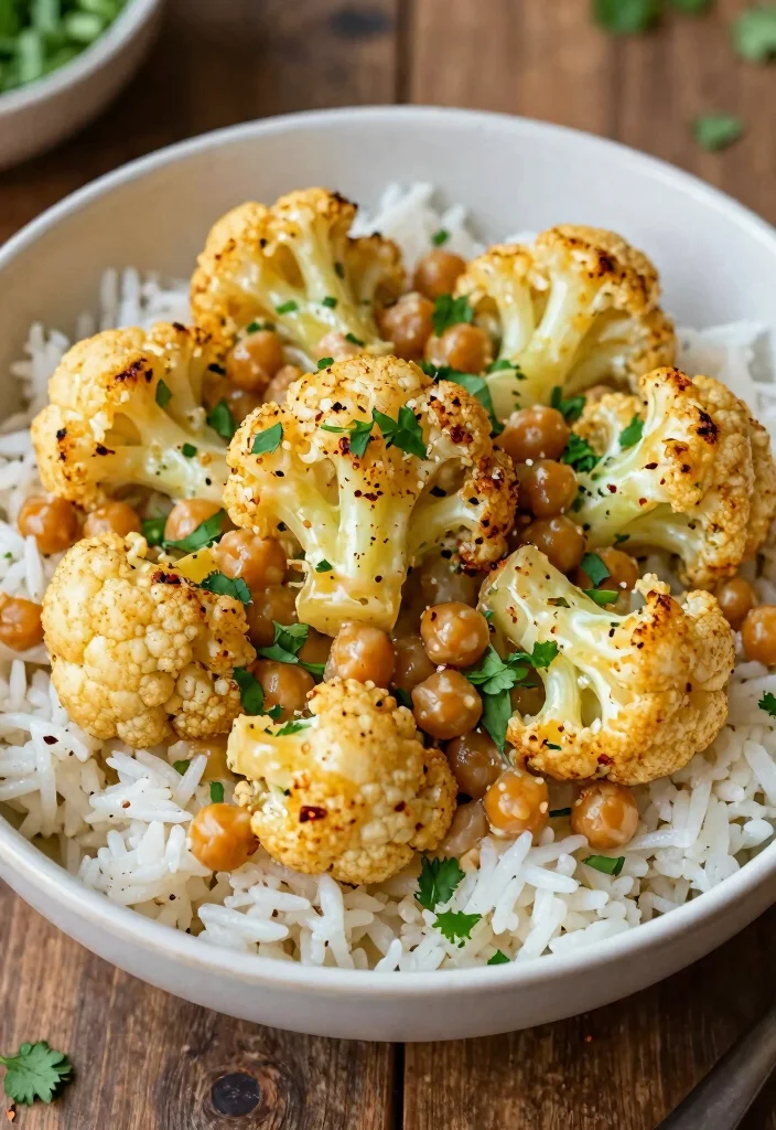 12 Gluten Free Vegan Recipes for Simple Nourishing Meals - 6. Curried Cauliflower & Chickpeas