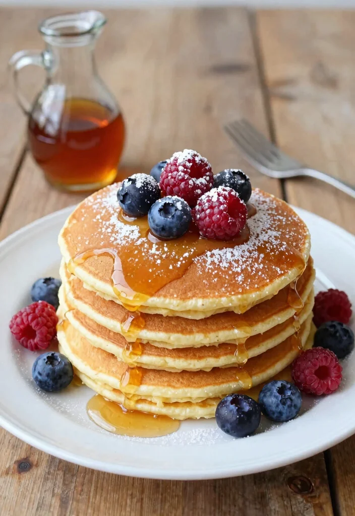 12 Gluten Free Vegan Recipes for Simple Nourishing Meals - 9. Vegan Pancakes with Maple Syrup