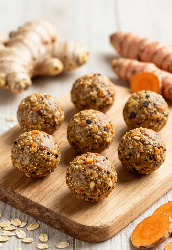 12 Healthier Dessert Recipes with Better Ingredients 111 12 Healthier Dessert Recipes with Better Ingredients - 11. Ginger Turmeric Energy Balls