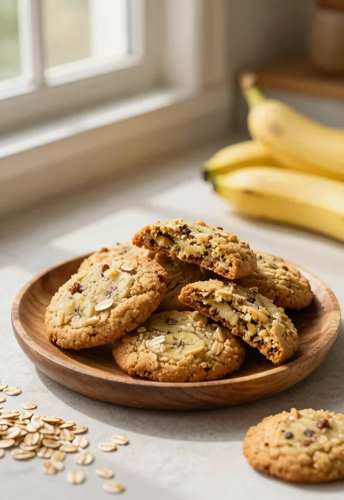 12 Healthier Dessert Recipes with Better Ingredients 23 12 Healthier Dessert Recipes with Better Ingredients - 3. Healthy Banana Oat Cookies