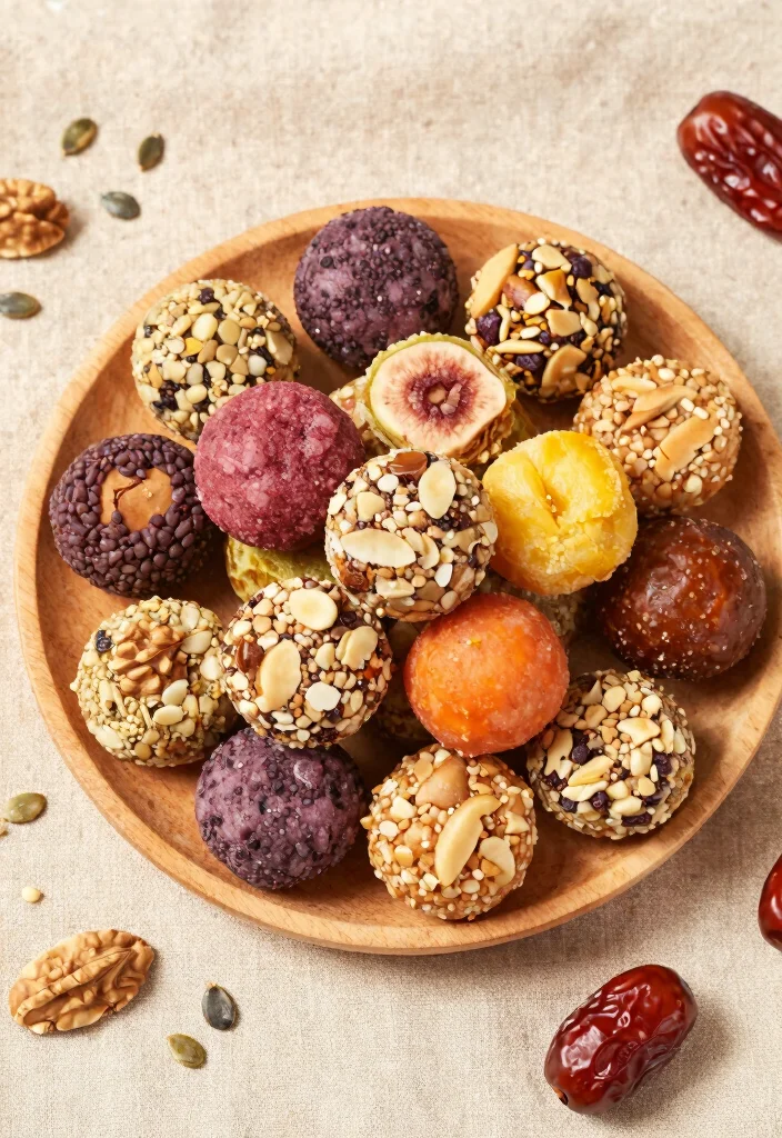 12 Healthier Dessert Recipes with Better Ingredients 34 12 Healthier Dessert Recipes with Better Ingredients - 4. Fruit & Nut Energy Bites