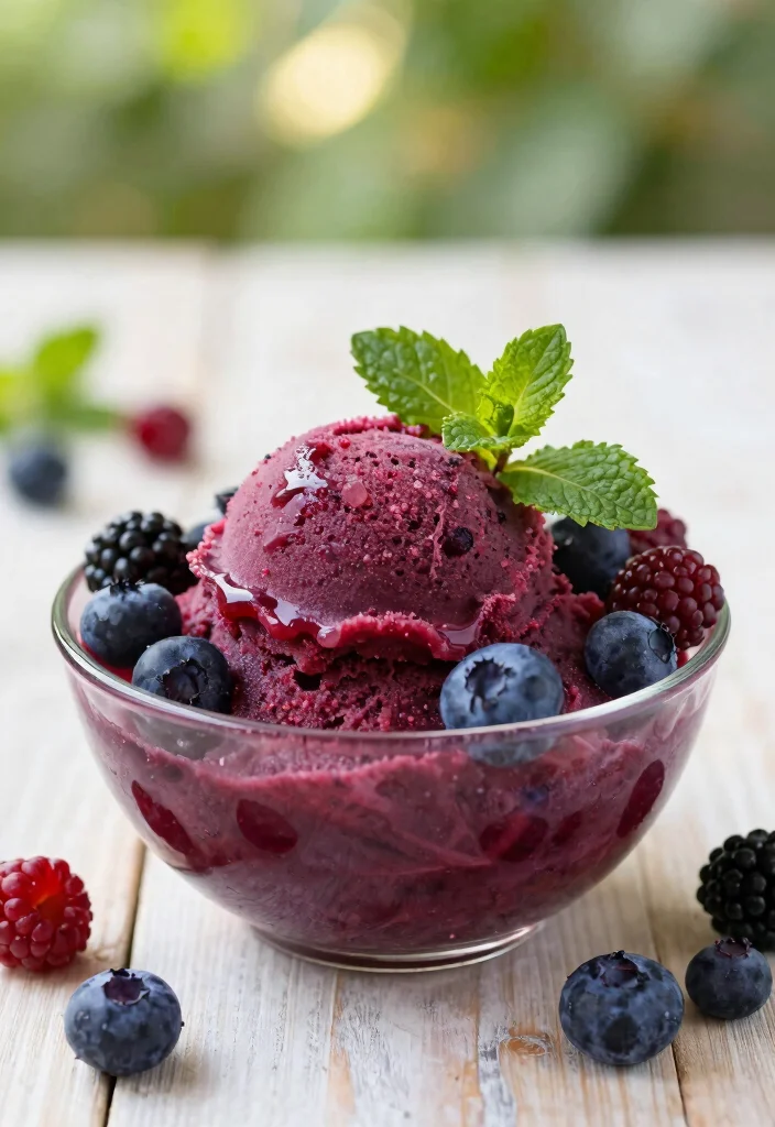 12 Healthier Dessert Recipes with Better Ingredients 45 12 Healthier Dessert Recipes with Better Ingredients - 5. Vegan Berry Sorbet