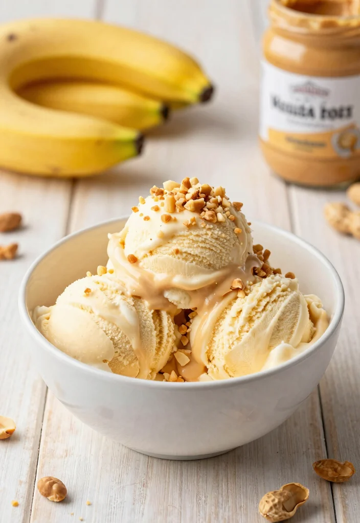 12 Healthier Dessert Recipes with Better Ingredients 78 12 Healthier Dessert Recipes with Better Ingredients - 8. Peanut Butter Banana Ice Cream