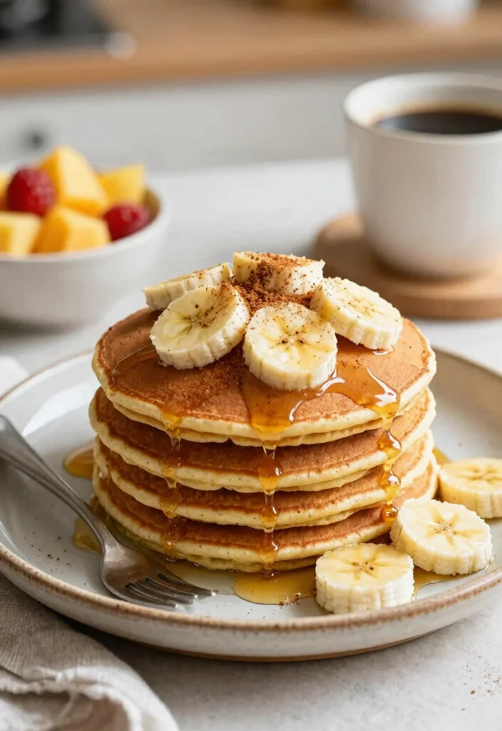 12 Healthy Banana Recipes for Quick Everyday Snacks - 3. Gluten-Free Banana Pancakes