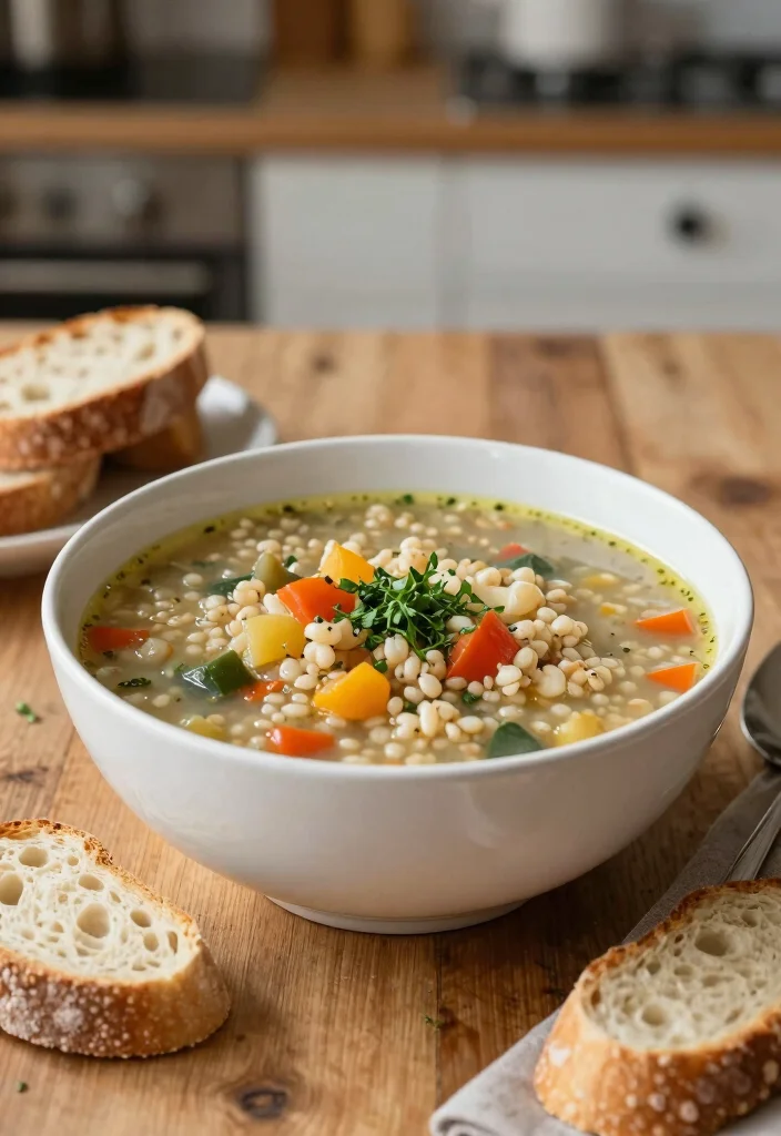 12 Healthy Crock Pot Recipes for Effortless Meals - 10. Vegetable and Barley Soup