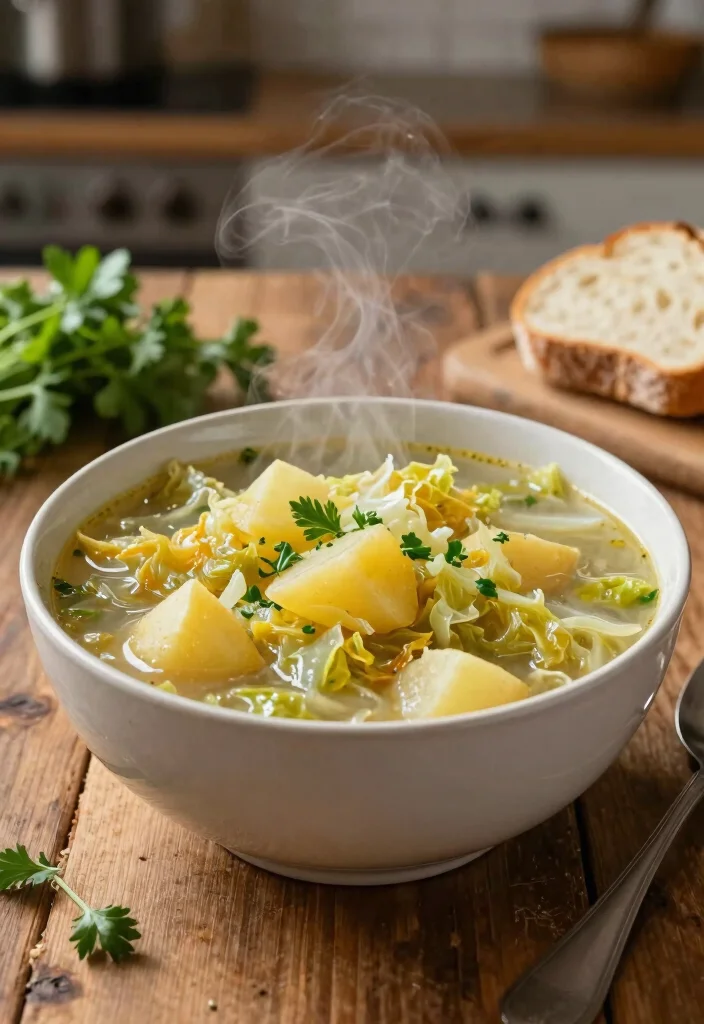 12 Healthy Crock Pot Recipes for Effortless Meals - 11. Cabbage and Potato Soup