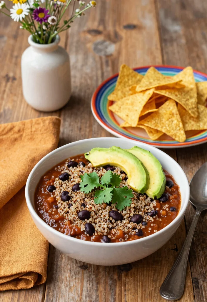 12 Healthy Crock Pot Recipes for Effortless Meals - 2. Quinoa and Black Bean Chili