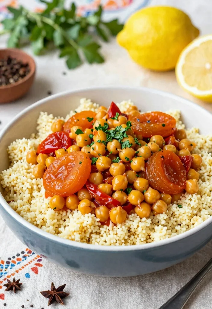12 Healthy Crock Pot Recipes for Effortless Meals - 4. Mediterranean Chickpea Tagine