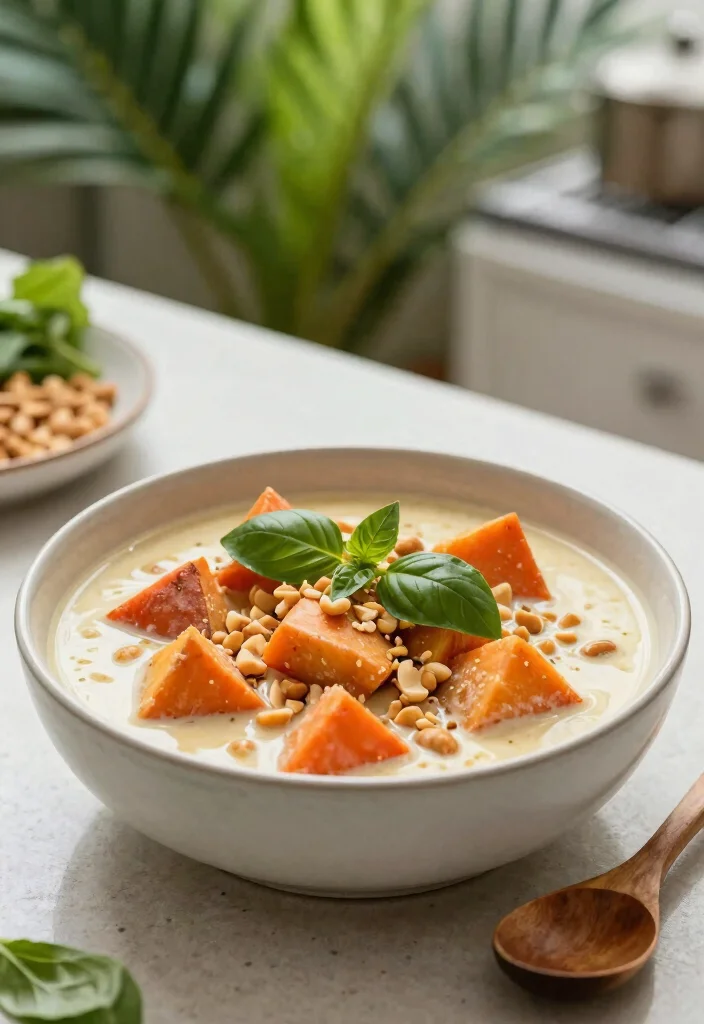 12 Healthy Crock Pot Recipes for Effortless Meals - 7. Thai Peanut Sweet Potato Stew